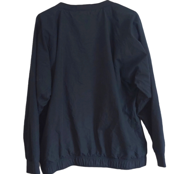 Navy Golf Pullover Windbreaker Size XL Harriton USS Abraham Lincoln - Picture 3 of 7